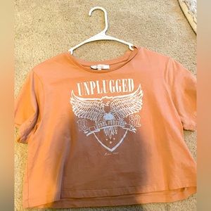 cute orange vintage tee